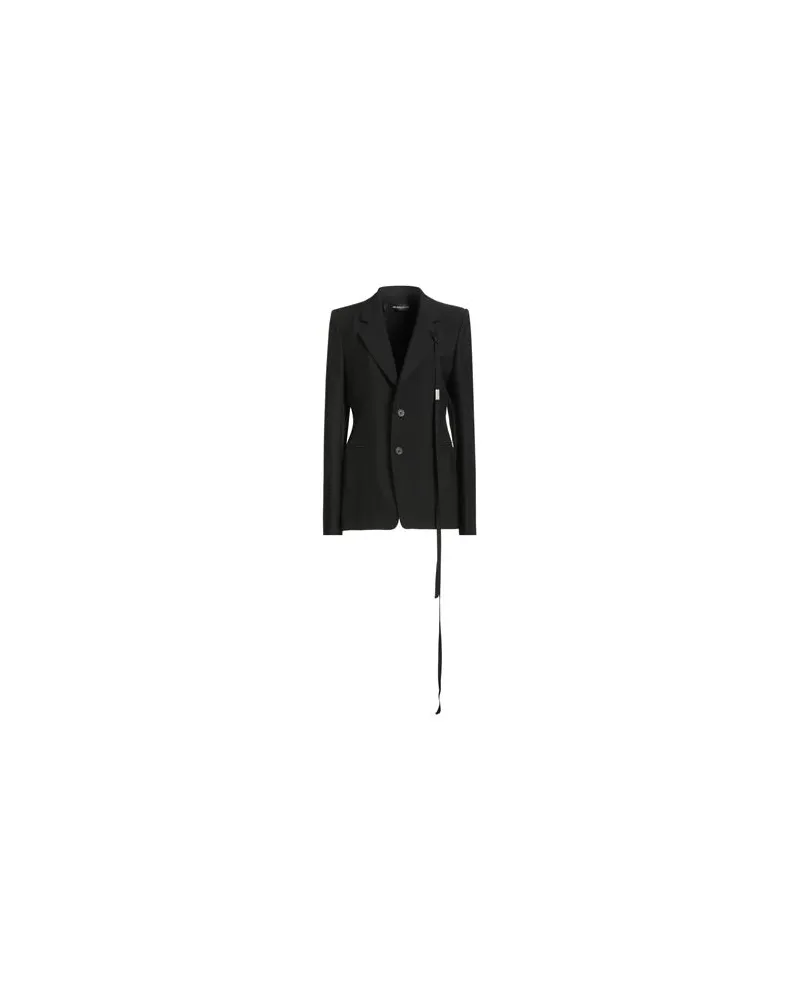 Ann Demeulemeester ANZÜGE und CO-ORDS - Blazersauf YOOX.COM Schwarz