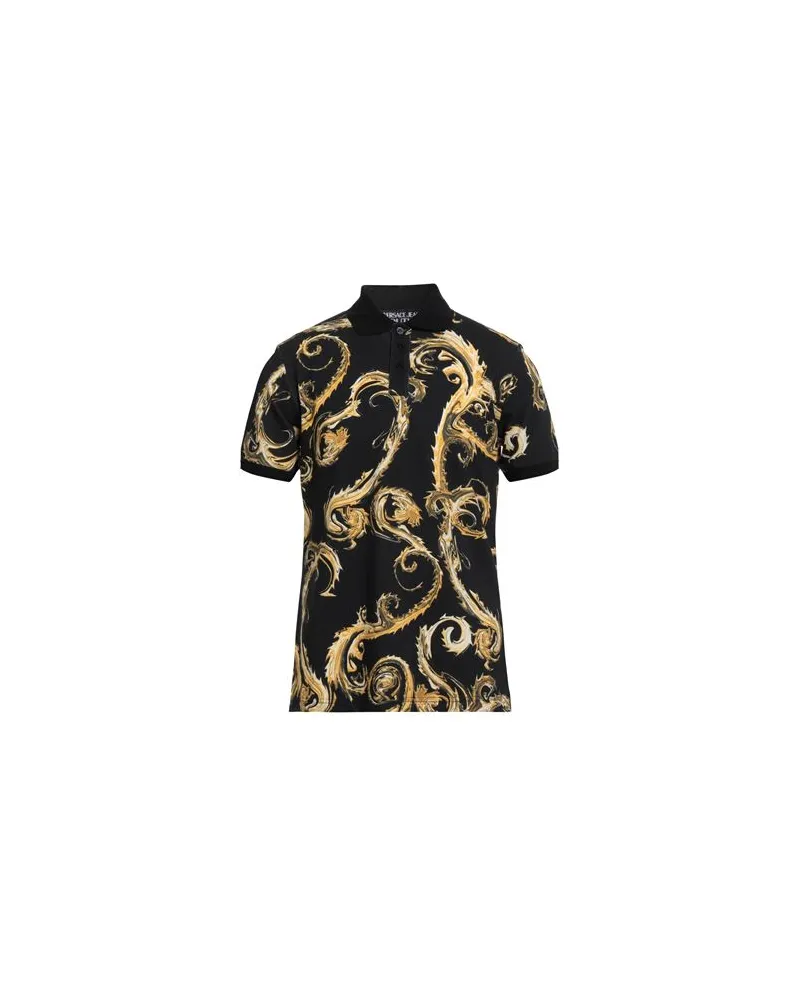 Versace Jeans TOPS - Poloshirtsauf YOOX.COM Schwarz