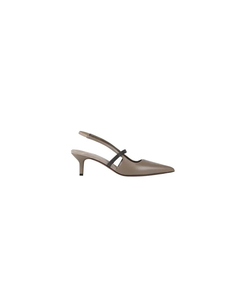 Brunello Cucinelli SCHUHE - Pumpsauf YOOX.COM Maulwurfsgrau