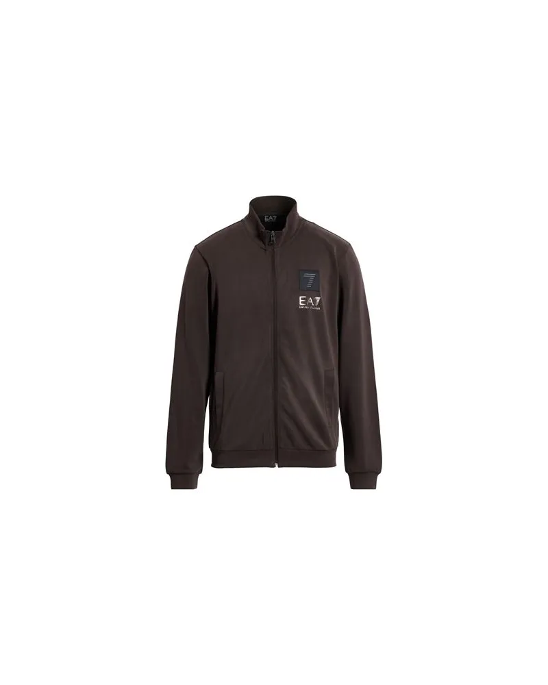 EA7 TOPS - Sweatshirtsauf YOOX.COM Schokobraun