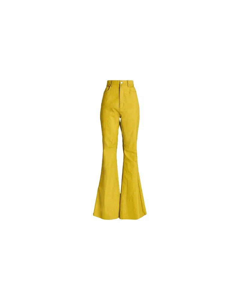 Rick Owens HOSEN & RÖCKE - Jeanshosenauf YOOX.COM Gelb