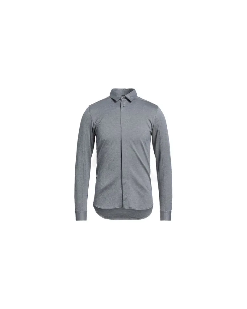 Emporio Armani TOPS - Hemdenauf YOOX.COM Grau