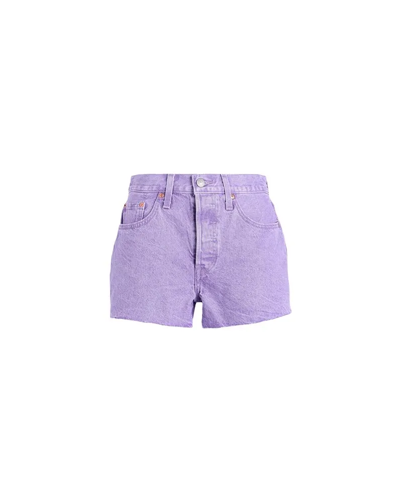 Levi's HOSEN & RÖCKE - Jeansshortsauf YOOX.COM Lila