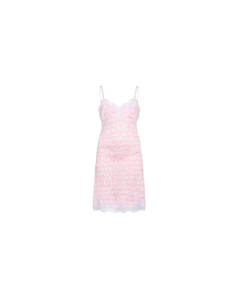VETEMENTS KLEIDER - Mini-Kleiderauf YOOX.COM Hellrosa