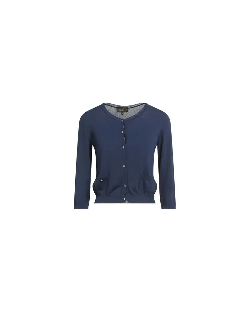 Luisa Spagnoli STRICKWAREN - Strickjackenauf YOOX.COM Marineblau