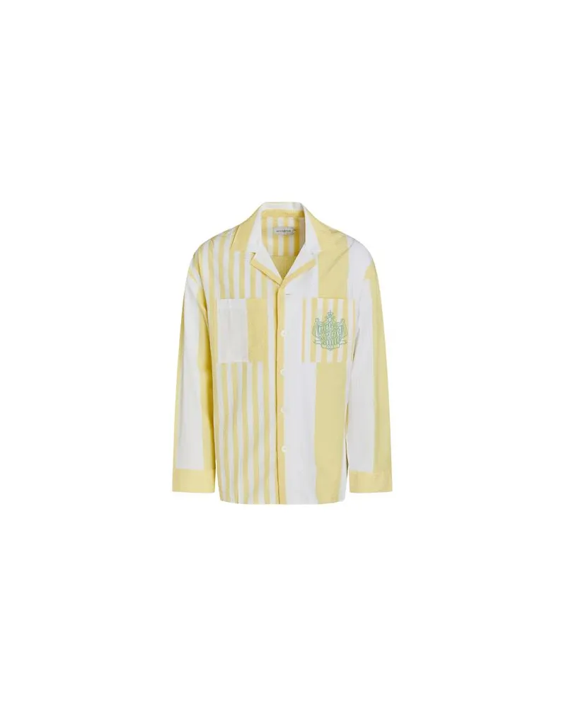 Kitsuné TOPS - Hemdenauf YOOX.COM Pastellgelb