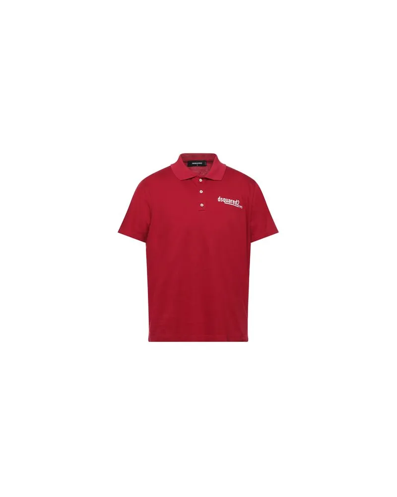 Dsquared2 TOPS - Poloshirtsauf YOOX.COM Ziegelrot