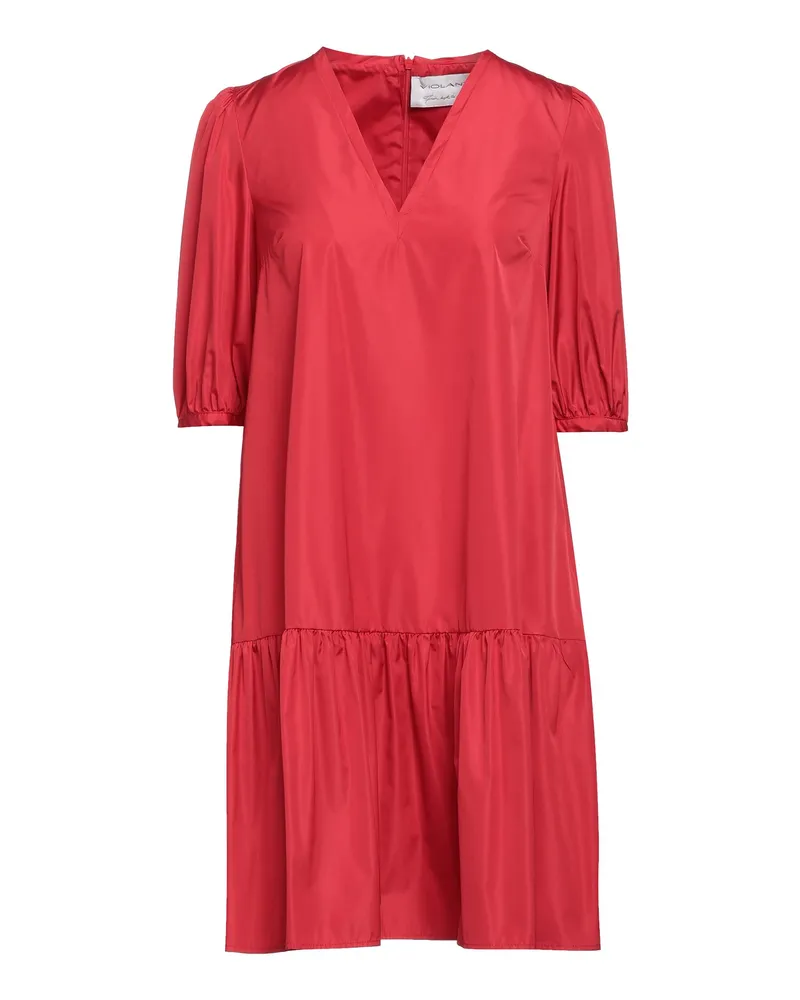 VIOLANTI Mini-Kleid Rot