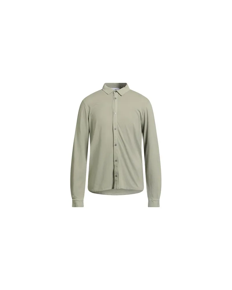 Alpha Studio TOPS - Hemdenauf YOOX.COM Salbeigrün