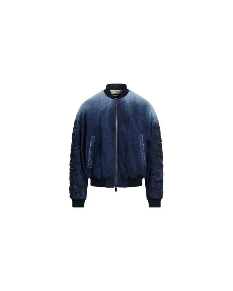Dsquared2 JACKEN & MÄNTEL - Jeansjacken/Mäntelauf YOOX.COM Blau