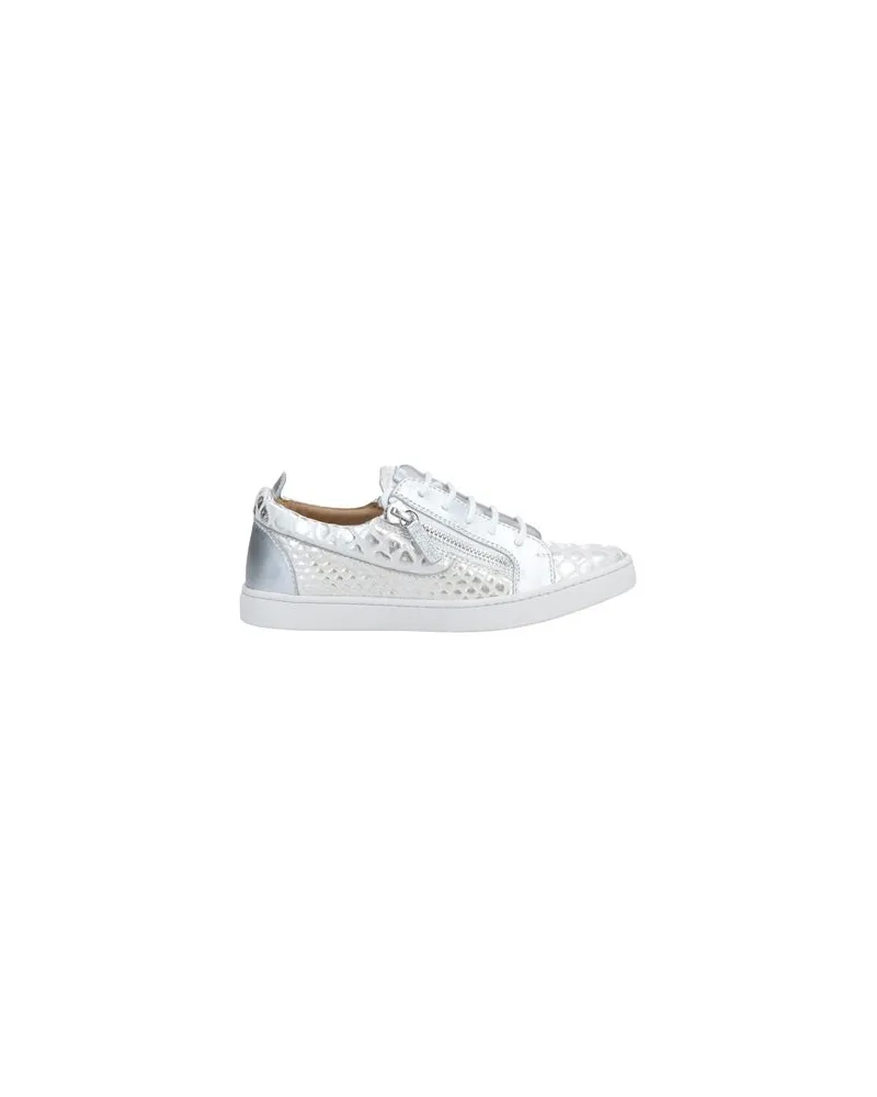 Giuseppe Zanotti SCHUHE - Sneakersauf YOOX.COM Silber