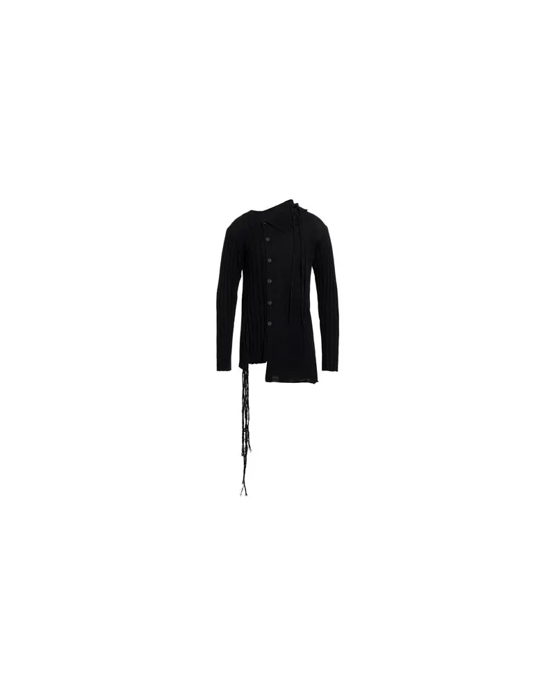 Yohji Yamamoto STRICKWAREN - Strickjackenauf YOOX.COM Schwarz