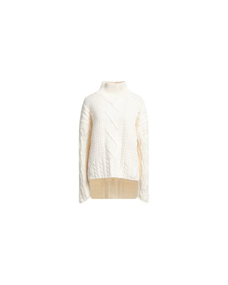 Dondup STRICKWAREN - Rollkragenpulloverauf YOOX.COM Cremeweiß