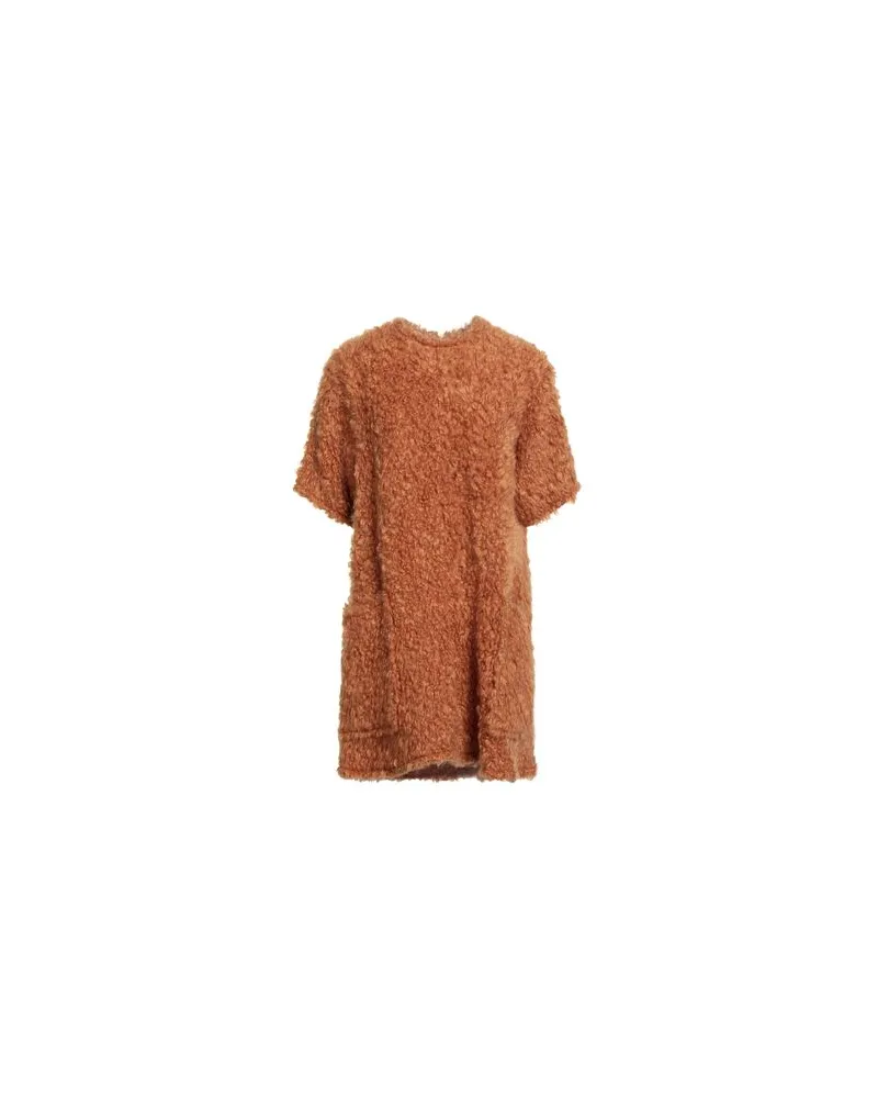 Maison Rabih Kayrouz KLEIDER - Mini-Kleiderauf YOOX.COM Rostrot