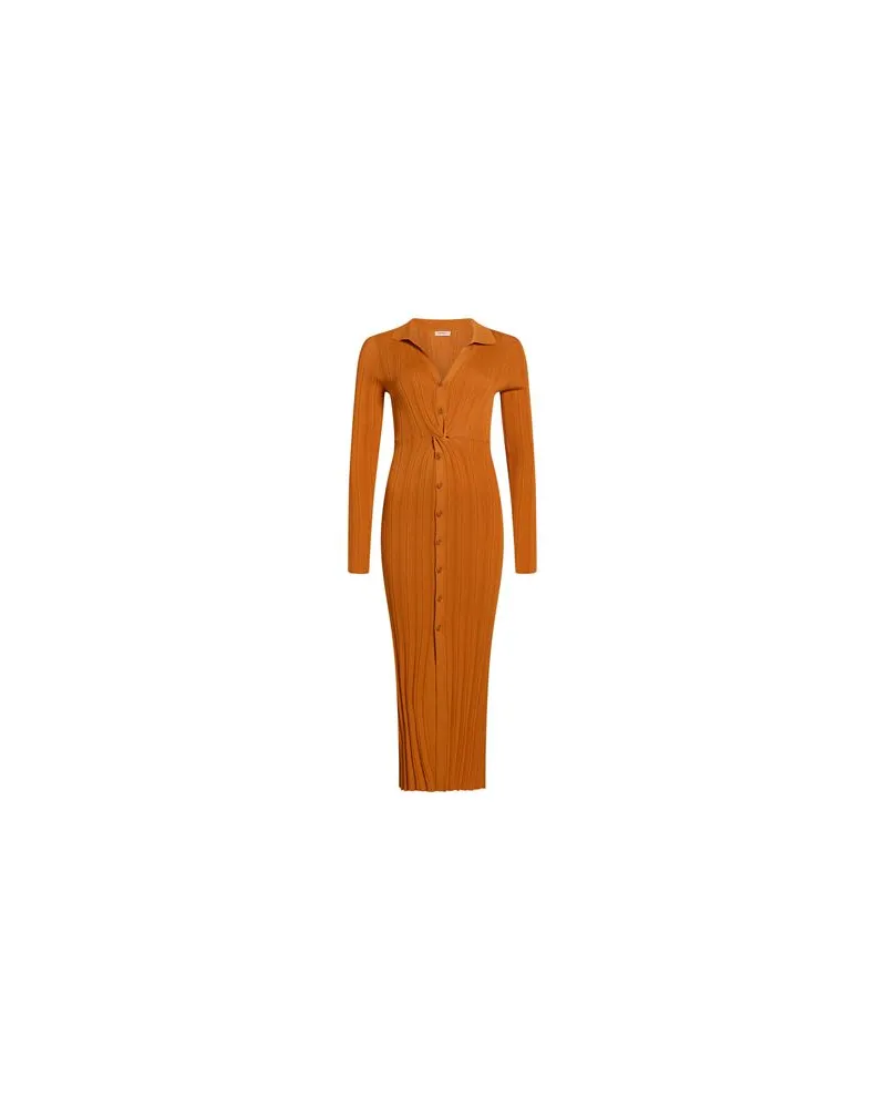 Twin-Set KLEIDER - Midi-Kleiderauf YOOX.COM Lederfarben