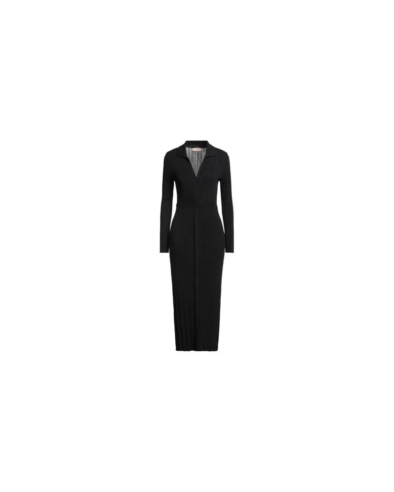 Twin-Set KLEIDER - Midi-Kleiderauf YOOX.COM Schwarz