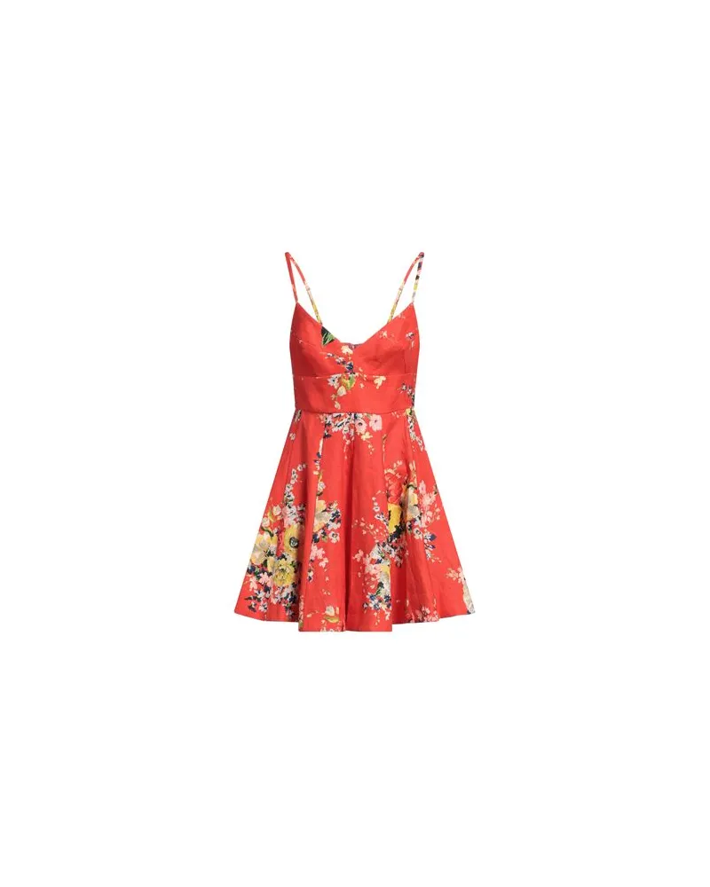 Zimmermann KLEIDER - Mini-Kleiderauf YOOX.COM Tomatenrot