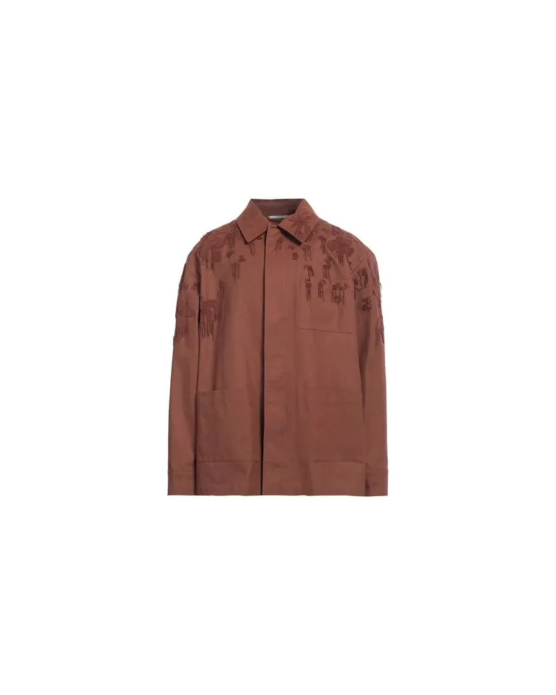 Valentino Garavani TOPS - Hemdenauf YOOX.COM Braun