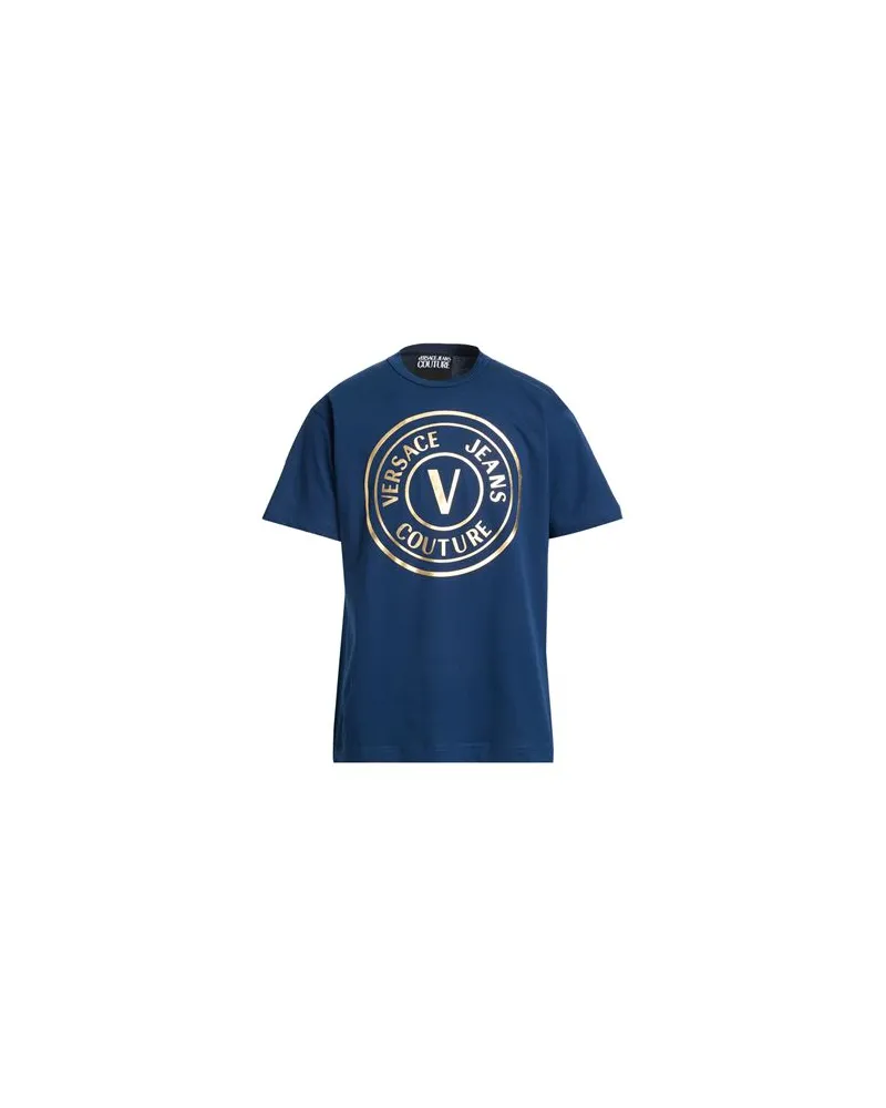Versace Jeans TOPS - T-shirtsauf YOOX.COM Marineblau