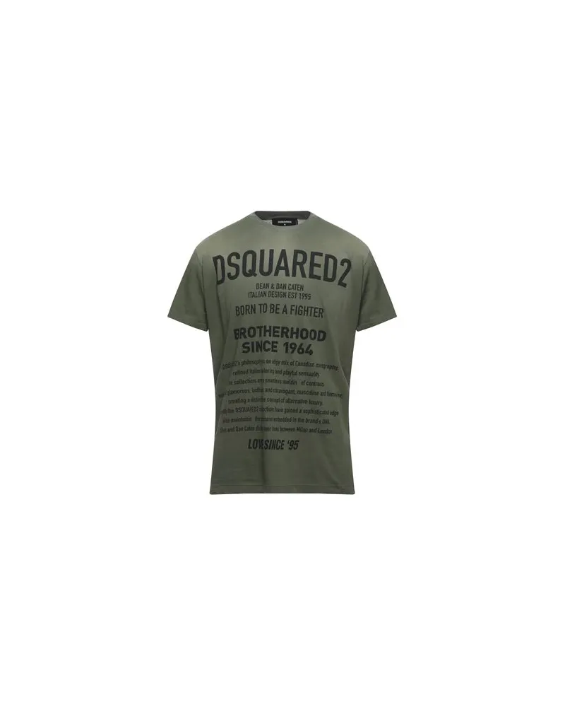 Dsquared2 TOPS - T-shirtsauf YOOX.COM Militärgrün