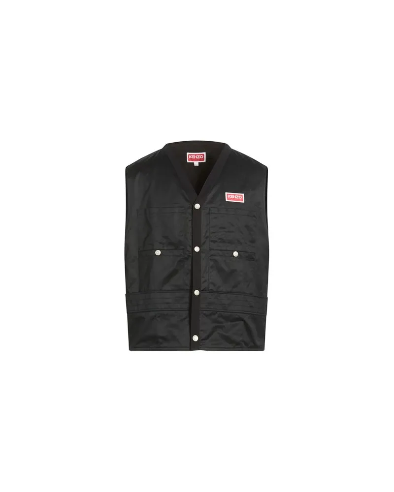 Kenzo JACKEN & MÄNTEL - Westenauf YOOX.COM Schwarz