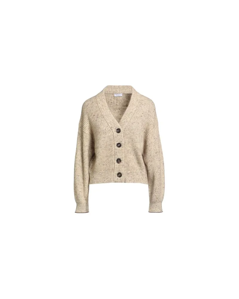Brunello Cucinelli STRICKWAREN - Strickjackenauf YOOX.COM Beige