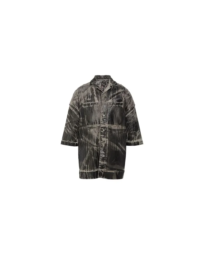 DRKSHDW by Rick Owens TOPS - Jeanshemdenauf YOOX.COM Grau