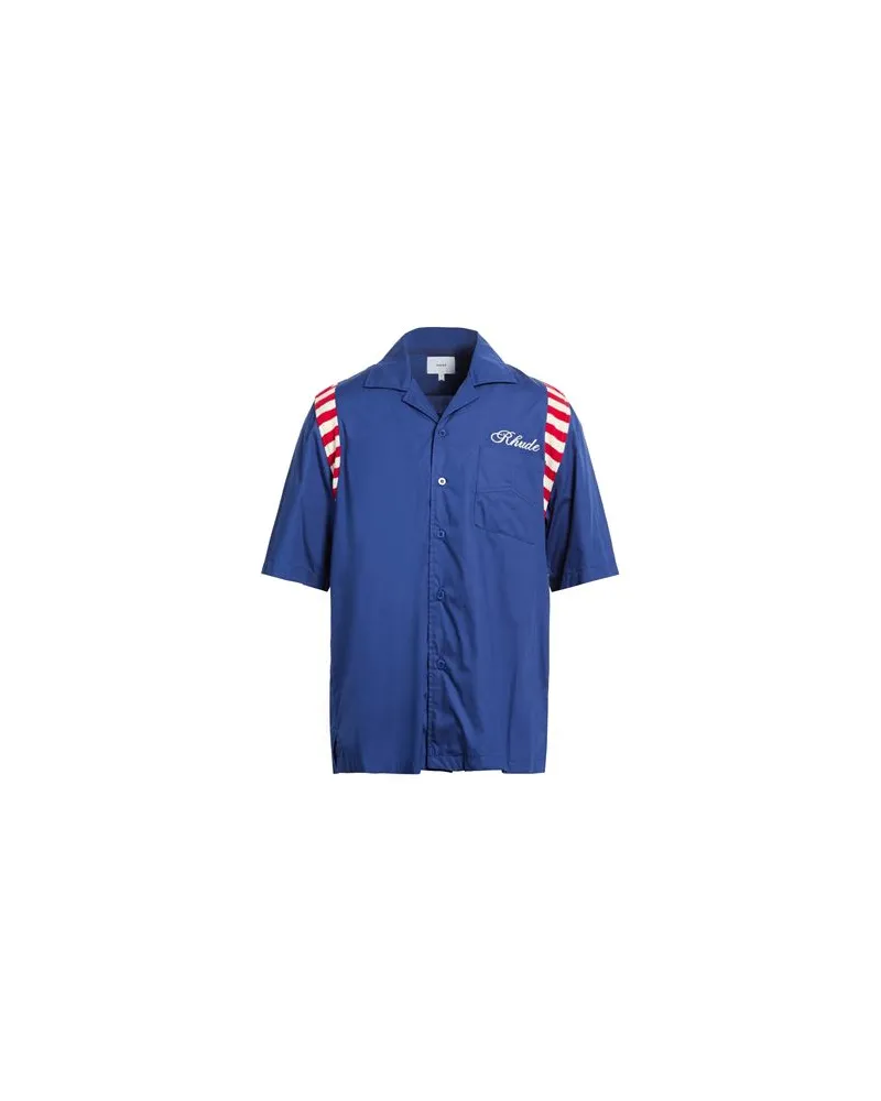 RHUDE TOPS - Hemdenauf YOOX.COM Marineblau