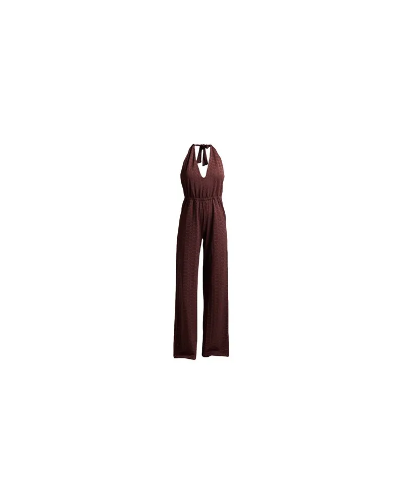 FISICO-Cristina Ferrari OVERALLS - Jumpsuitsauf YOOX.COM Schokobraun