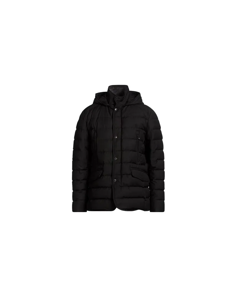 MOORER JACKEN & MÄNTEL - Pufferjacken & Daunenjackenauf YOOX.COM Schwarz