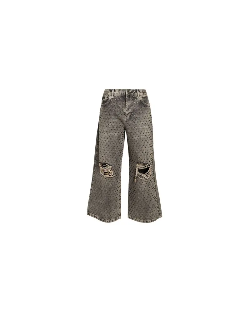 8PM HOSEN & RÖCKE - Jeanshosenauf YOOX.COM Braungrau