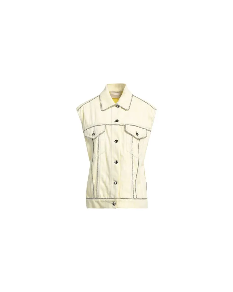 Marco de Vincenzo JACKEN & MÄNTEL - Westenauf YOOX.COM Pastellgelb