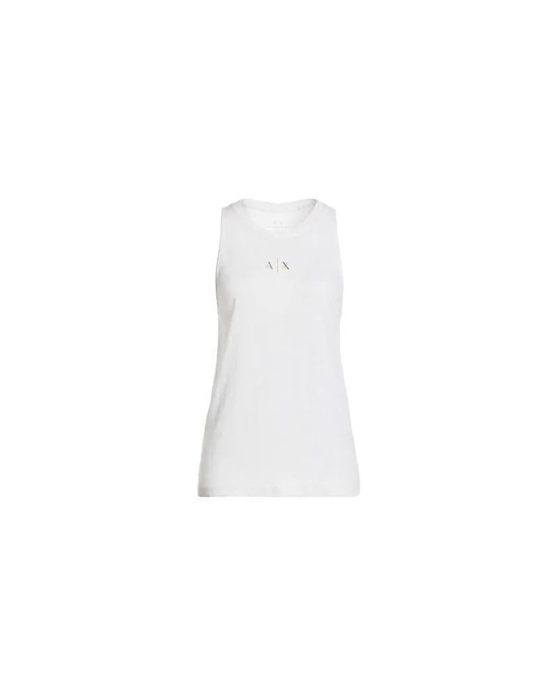 Armani Exchange TOPS - Tank Topsauf YOOX.COM Weiß