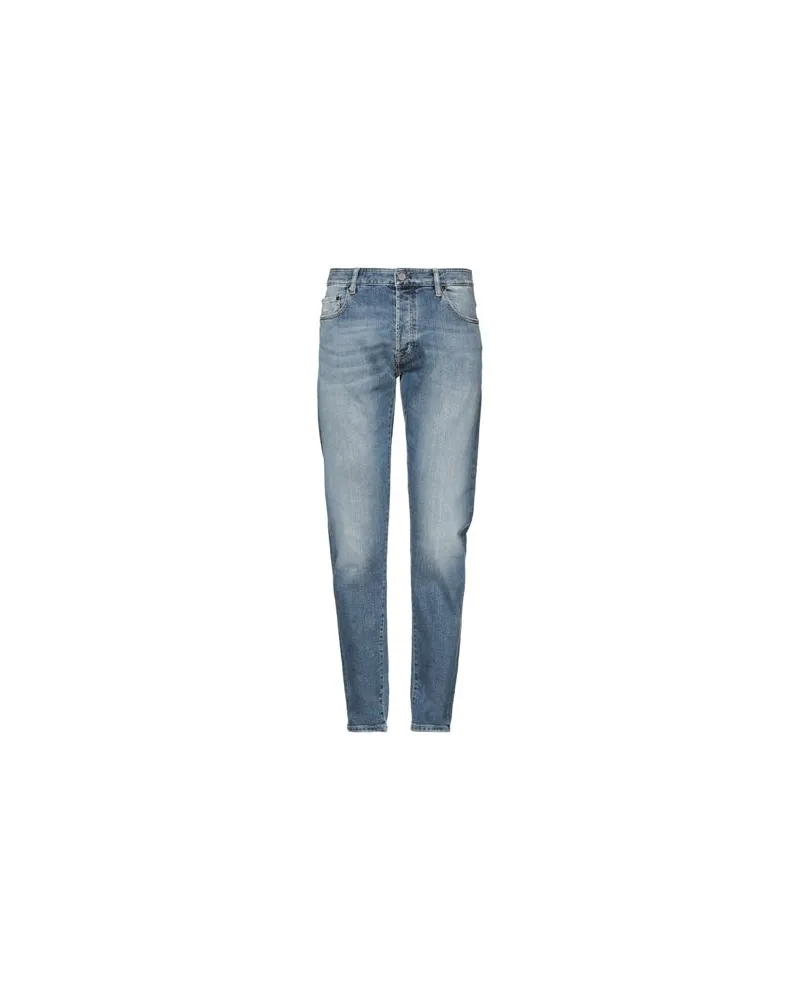 MOORER HOSEN & RÖCKE - Jeanshosenauf YOOX.COM Blau