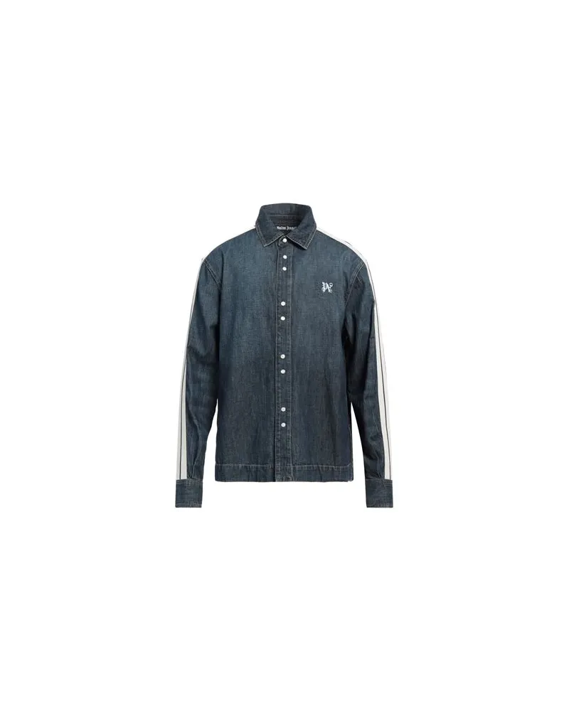 Palm Angels TOPS - Jeanshemdenauf YOOX.COM Blau