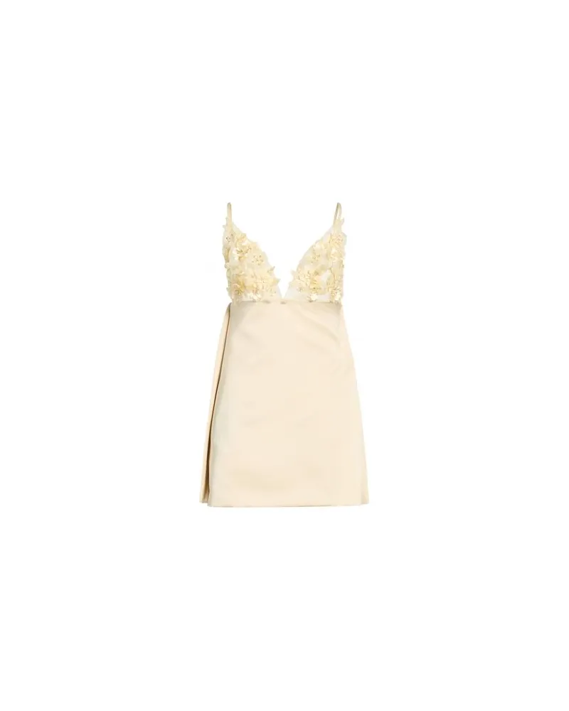Elisabetta Franchi KLEIDER - Mini-Kleiderauf YOOX.COM Beige