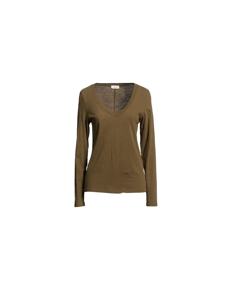American Vintage TOPS - T-shirtsauf YOOX.COM Militärgrün