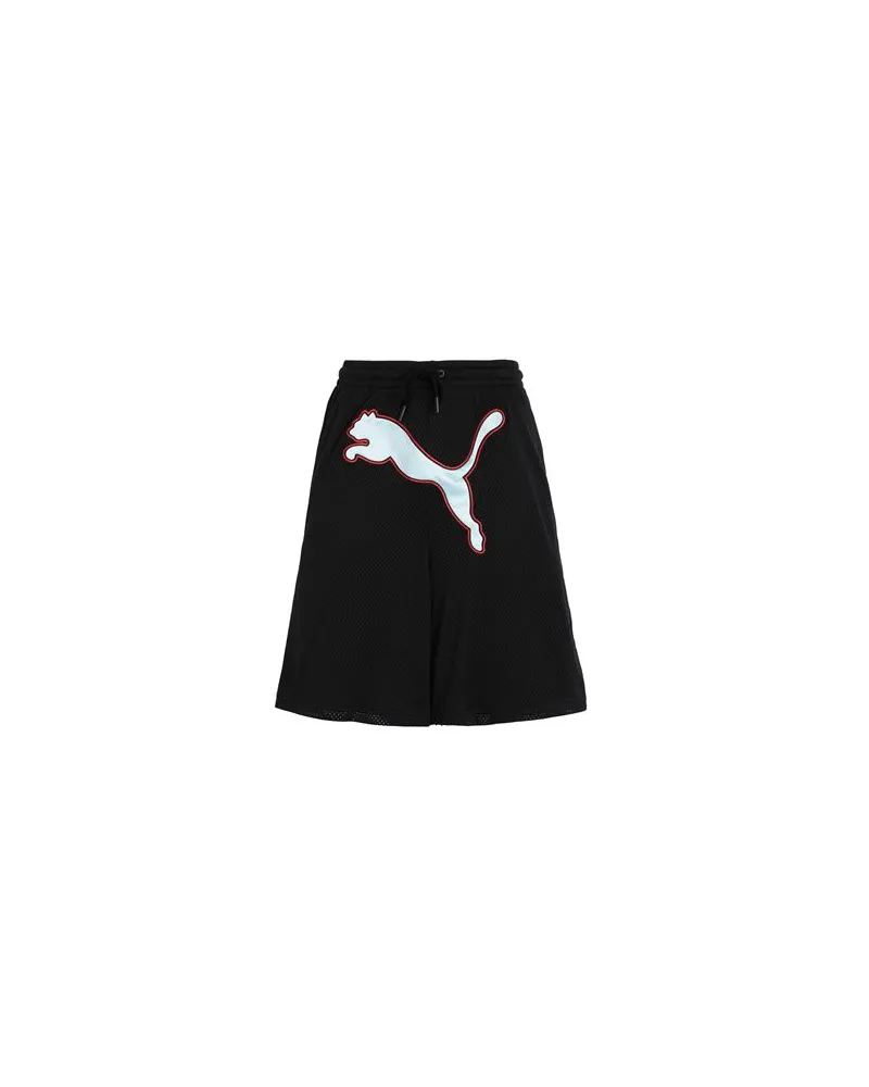 Puma X DUA LIPA Basketball Shorts - HOSEN & RÖCKE - Shorts & Bermudashortsauf YOOX.COM Schwarz
