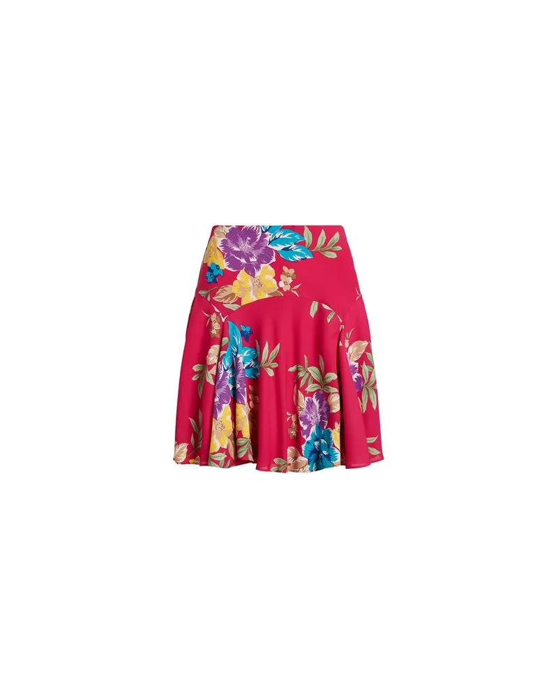 Ralph Lauren FLORAL GEORGETTE SKIRT  - HOSEN & RÖCKE - Miniröckeauf YOOX.COM Fuchsia