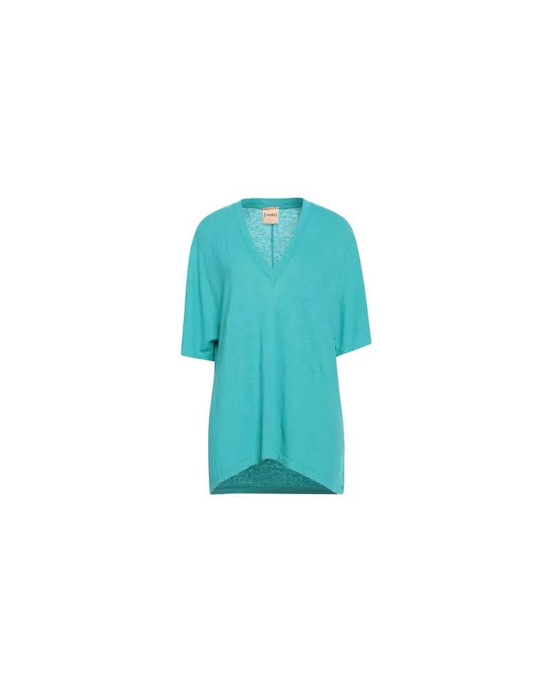 NUDE TOPS - T-shirtsauf YOOX.COM Tūrkis