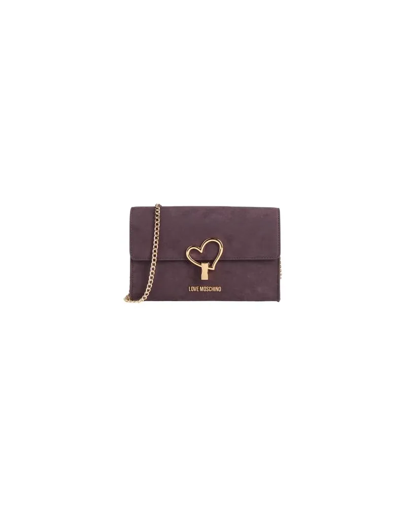 Moschino TASCHEN - Umhängetascheauf YOOX.COM Dunkelviolett