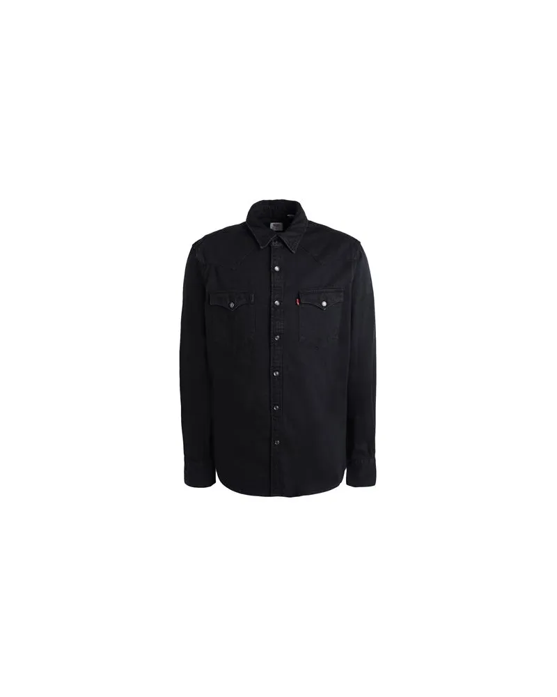 Levi's BARSTOW WESTERN STANDARD  - TOPS - Jeanshemdenauf YOOX.COM Schwarz