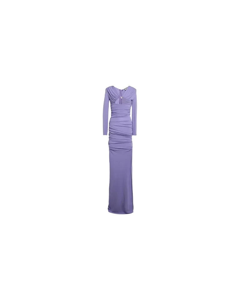Elisabetta Franchi KLEIDER - Maxi-Kleiderauf YOOX.COM Lila