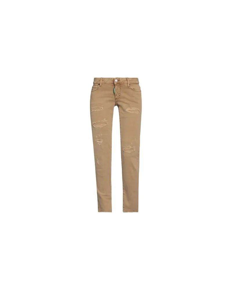 Dsquared2 HOSEN & RÖCKE - Jeanshosenauf YOOX.COM Khaki