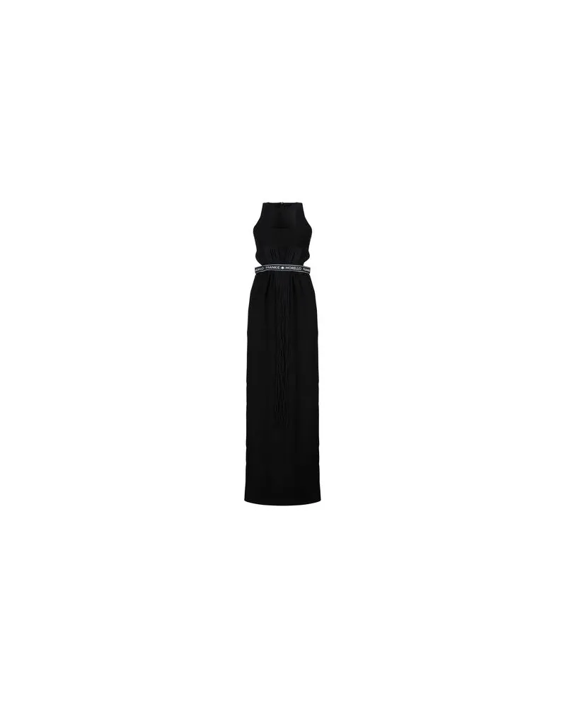 Frankie Morello KLEIDER - Maxi-Kleiderauf YOOX.COM Schwarz