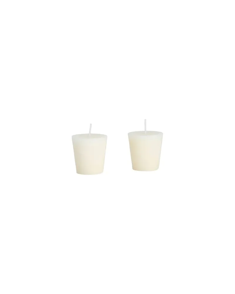 Fornasetti SET OF 2 SCENTED CANDLES REFILL AL BUIO/SUL TARDI  - DEKORATIONEN - Kerzenauf YOOX.COM Weiß