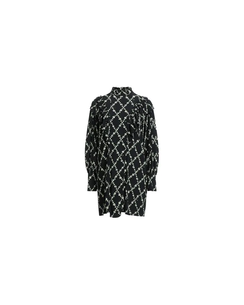 Ganni KLEIDER - Mini-Kleiderauf YOOX.COM Schwarz