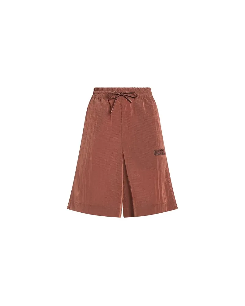 Ganni HOSEN & RÖCKE - Shorts & Bermudashortsauf YOOX.COM Braun