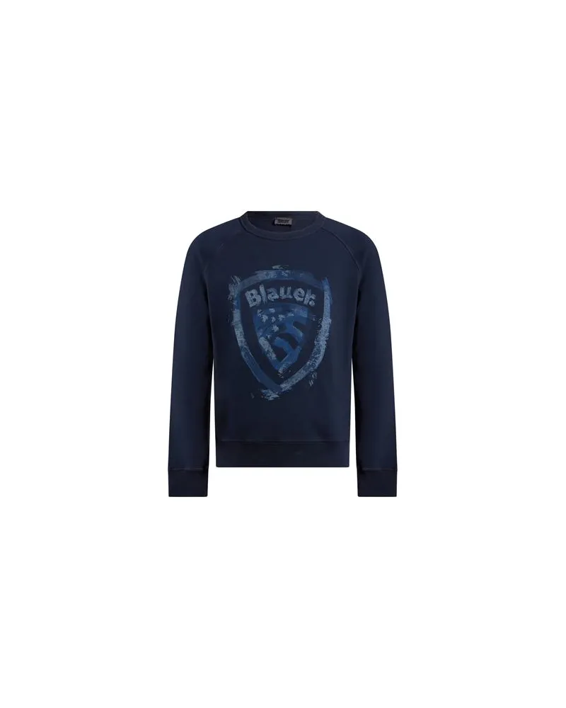 Blauer TOPS - Sweatshirtsauf YOOX.COM Nachtblau
