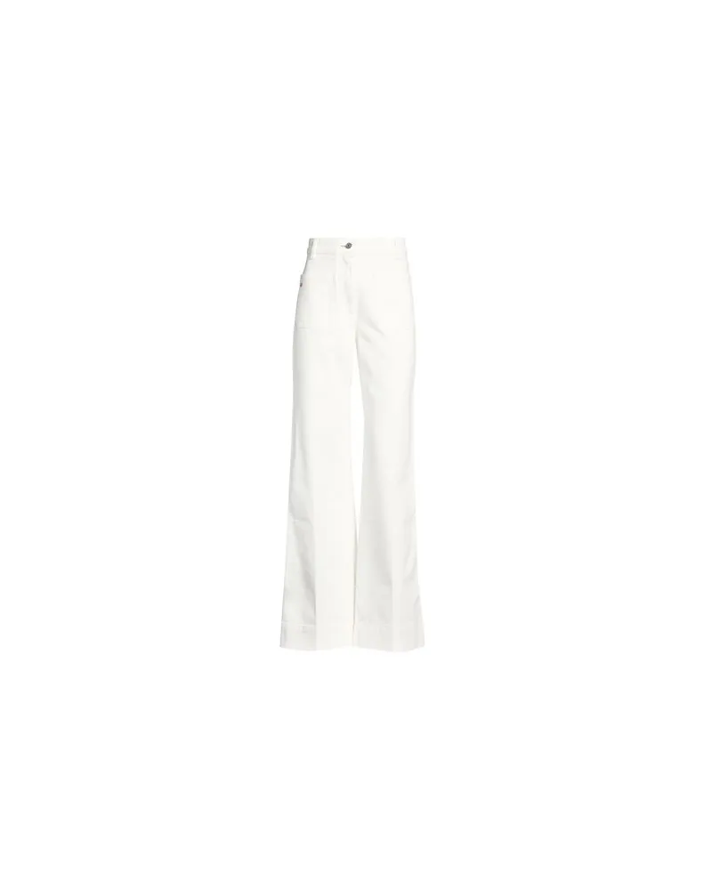 Victoria Beckham HOSEN & RÖCKE - Jeanshosenauf YOOX.COM Elfenbein